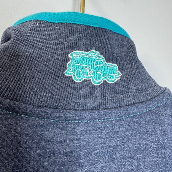 Wears Woody Men's Full Zip Vest Pockets Preppy Performance Coastal Size XL - Picture 3 of 13